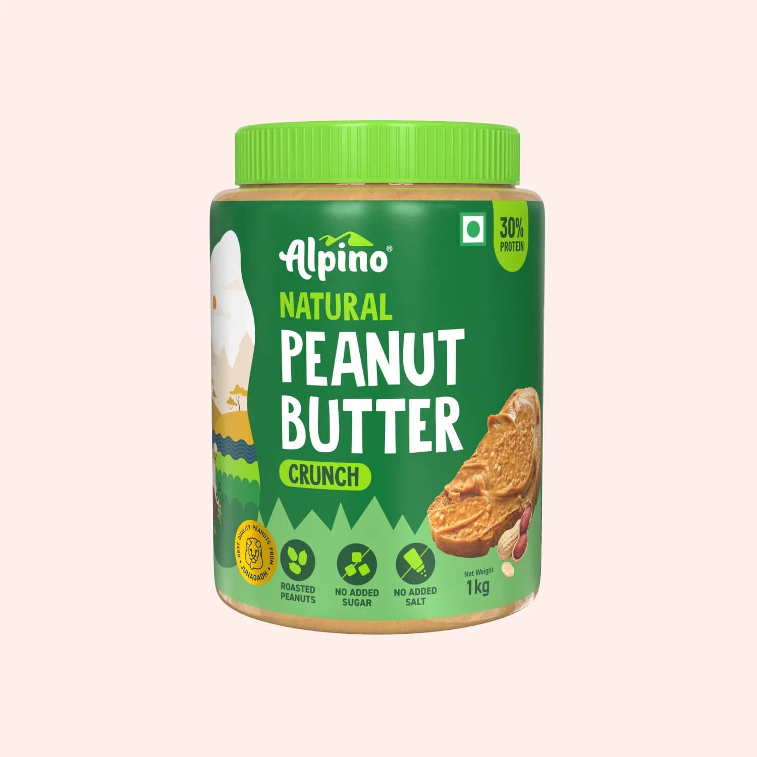 Alpino Natural Peanut Butter Crunch
