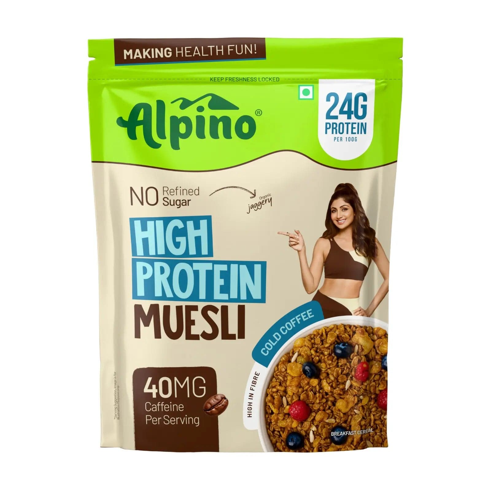 Alpino High Protein Muesli Cold Coffee