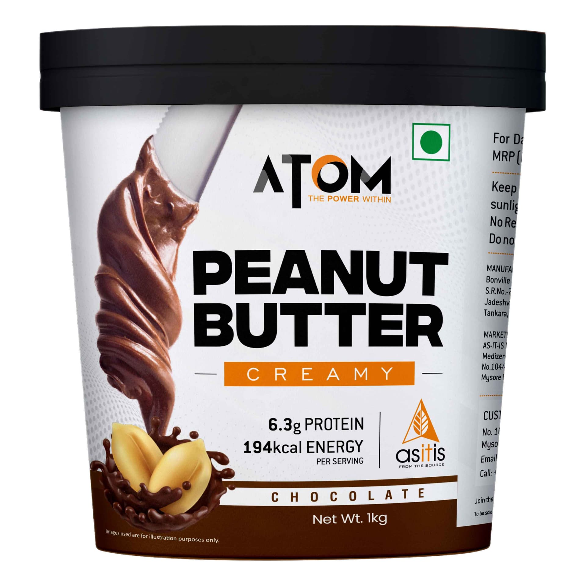 AS-IT-IS ATOM Peanut Butter