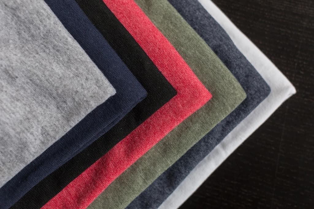 Folded cotton t-shirts