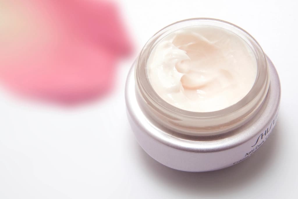 A tube of cosmetic cream