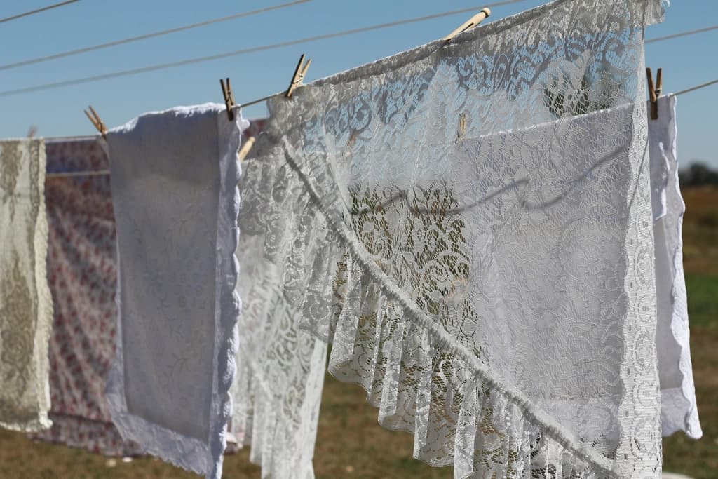 Laundry being washed