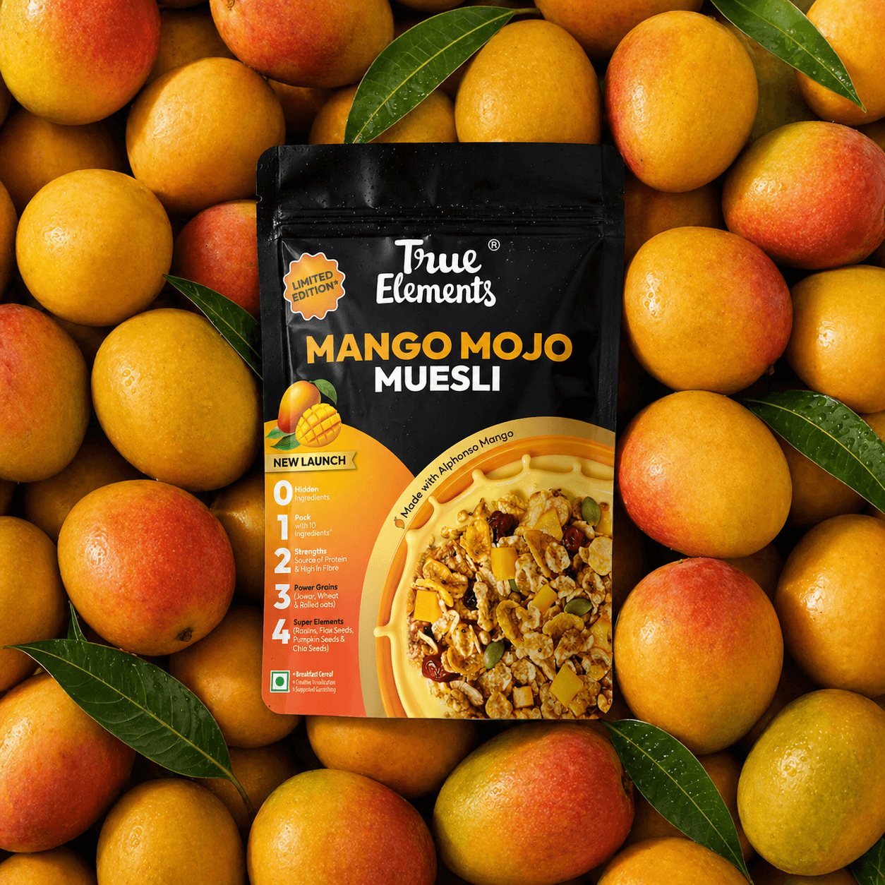 True Elements Mango Mojo Muesli 350g
